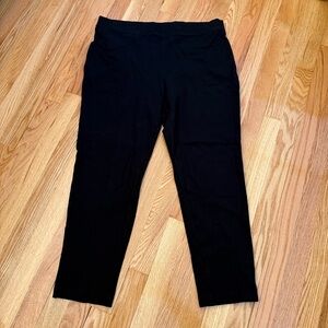 Talbots Elegant Thick Black Legging Pants